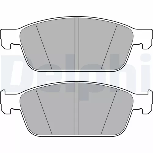 Brake Pad Set, disc brake DELPHI LP2495)