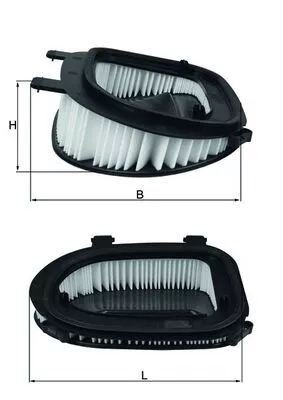 Luftfilter KNECHT LX 3541)