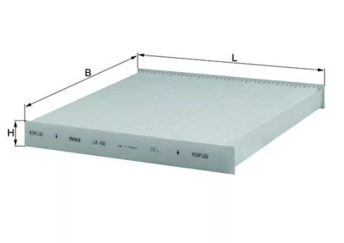 Kabinenluftfilter KNECHT LA 430)