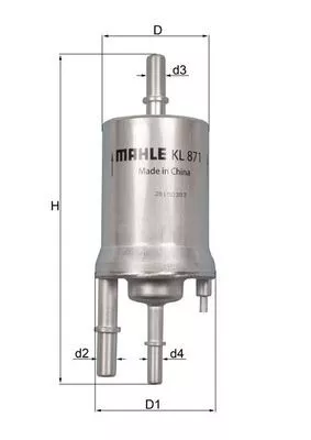 Fuel Filter KNECHT KL 871)