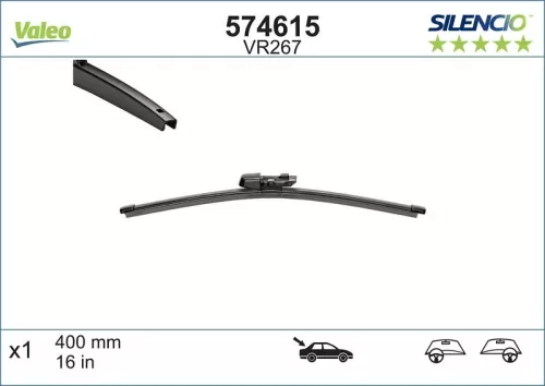 Wiper Blade VALEO 574615)