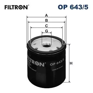 Ölfilter FILTRON OP 643/5)