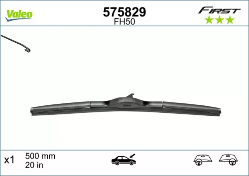 Wiper Blade VALEO 575829)