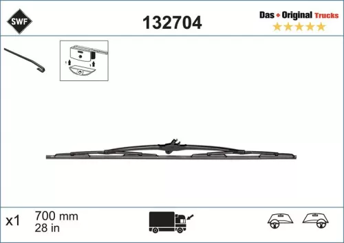 Wiper Blade SWF 132704)