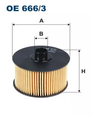 Ölfilter FILTRON OE 666/3)