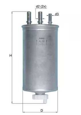 Fuel Filter KNECHT KL 781)