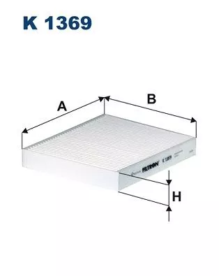 Kabinenluftfilter FILTRON K 1369)