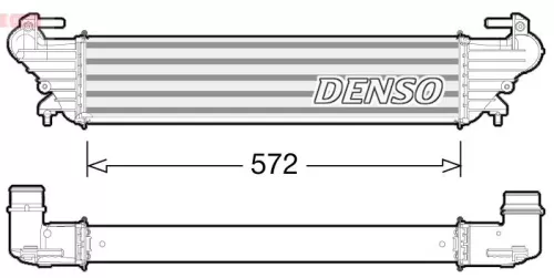 Charge Air Cooler DENSO DIT09114)