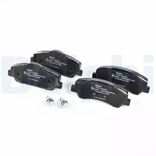 Brake Pad Set, disc brake DELPHI LP2485)