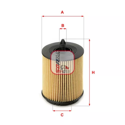 Oil Filter SOFIMA S 5024 PE)