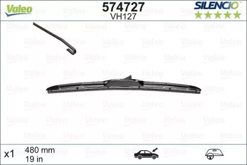 Wiper Blade VALEO 574727)