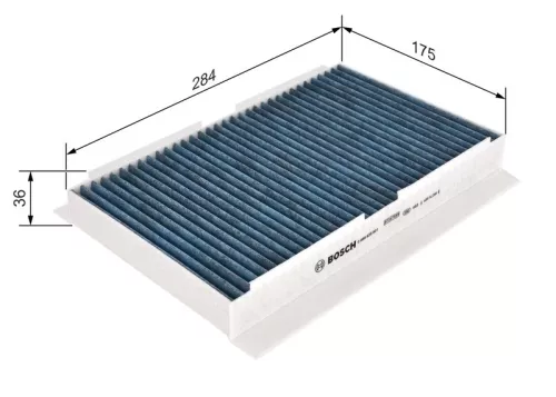 Filter, cabin air BOSCH 0 986 628 501)