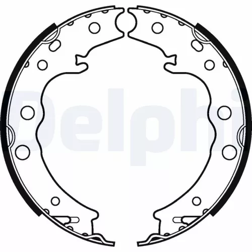 Bremsbackensatz DELPHI LS2125)