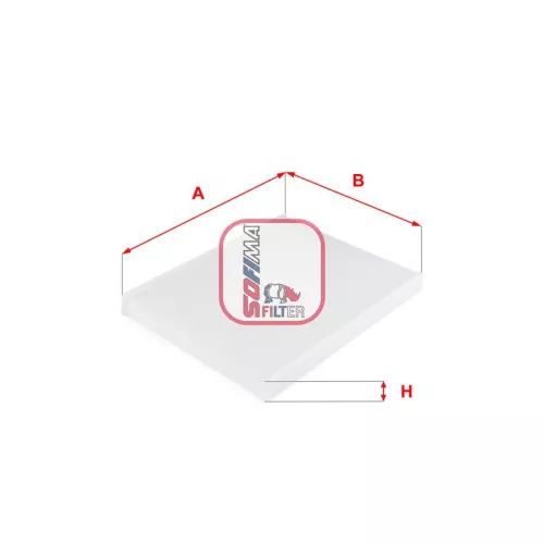 Kabinenluftfilter SOFIMA S 3149 C)