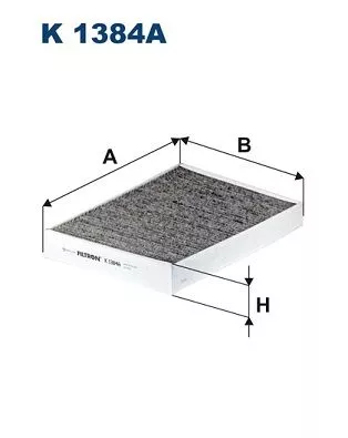 Filter, cabin air FILTRON K 1384A)