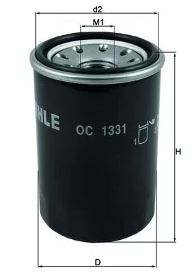 Ölfilter KNECHT OC 1331)