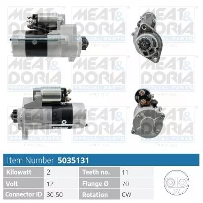 Starter MEAT & DORIA 5035131)