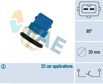 Temperature Switch, coolant warning lamp FAE 35635)
