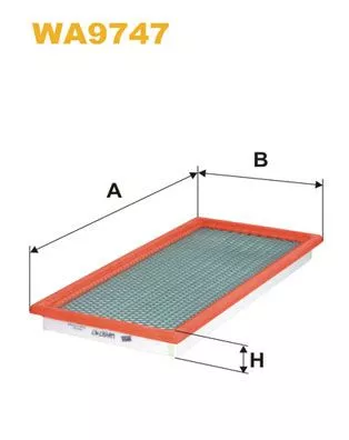 Luftfilter WIX FILTERS WA9747)