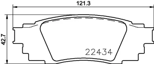 Bremsbelagsatz, Scheibenbremse BREMBO P 83 160)