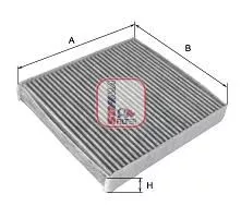 Kabinenluftfilter SOFIMA S 4105 CA)