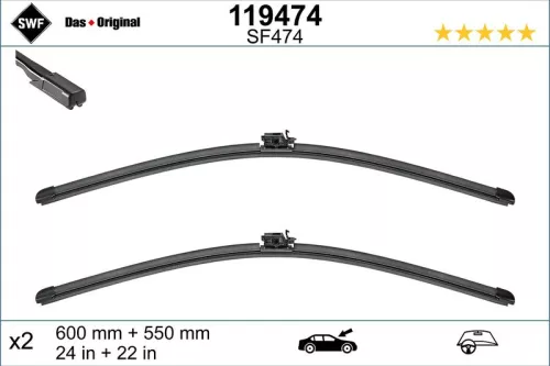 Wiper Blade SWF 119474)