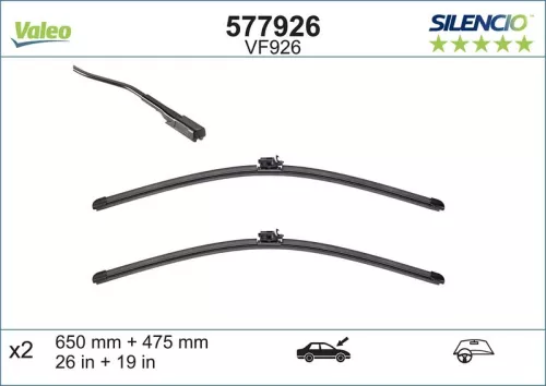 Wiper Blade VALEO 577926)