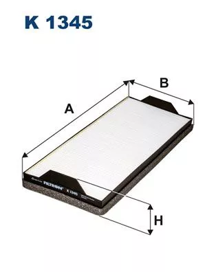 Kabinenluftfilter FILTRON K 1345)