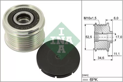 Alternator Freewheel Clutch Schaeffler INA 535 0315 10)