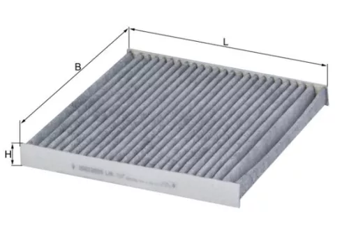 Kabinenluftfilter KNECHT LAK 107)