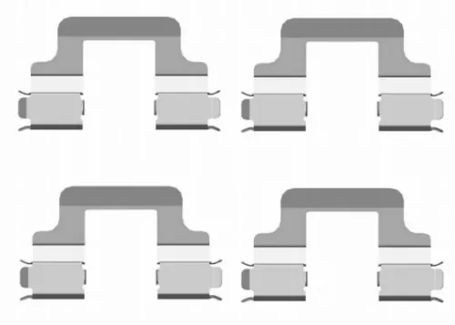 Accessory Kit, disc brake pad TEXTAR 82502000)