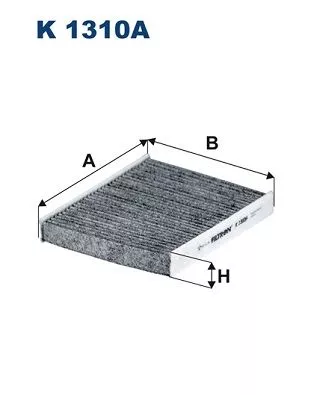 Filter, cabin air FILTRON K 1310A)