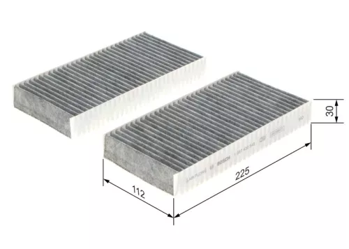 Filter, cabin air BOSCH 1 987 435 549)