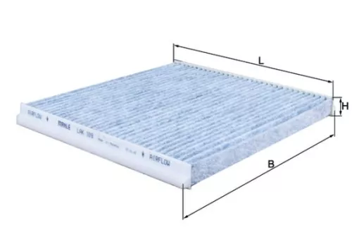 Filter, cabin air KNECHT LAK 109)