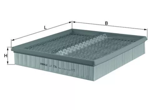 Air Filter KNECHT LX 736)