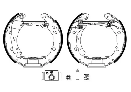 Brake Shoe Set TEXTAR 84083200)