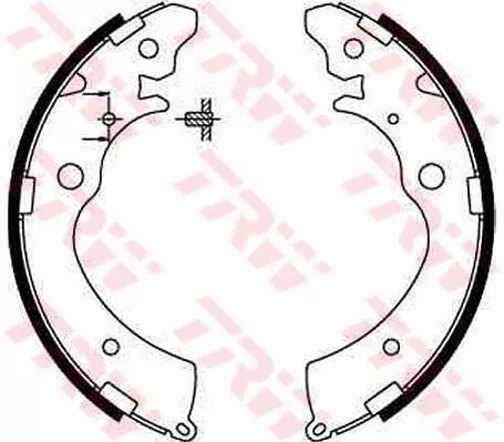 Bremsbackensatz TRW GS8559)