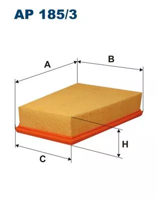 Air Filter FILTRON AP 185/3)