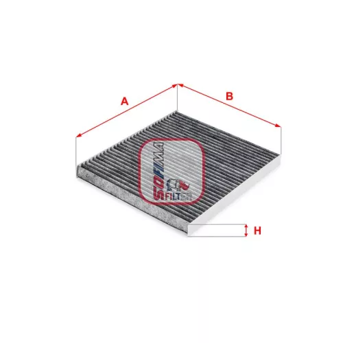 Kabinenluftfilter SOFIMA S 4256 CA)