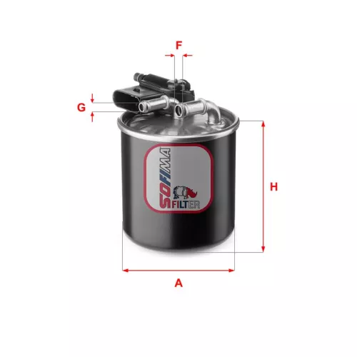 Fuel Filter SOFIMA S 4148 NR)