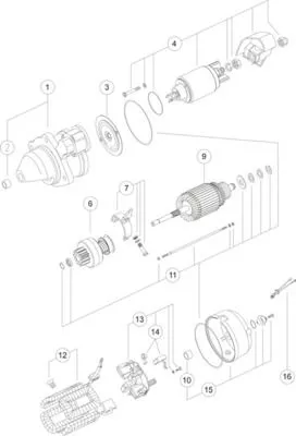 Starter MAHLE MS 267)