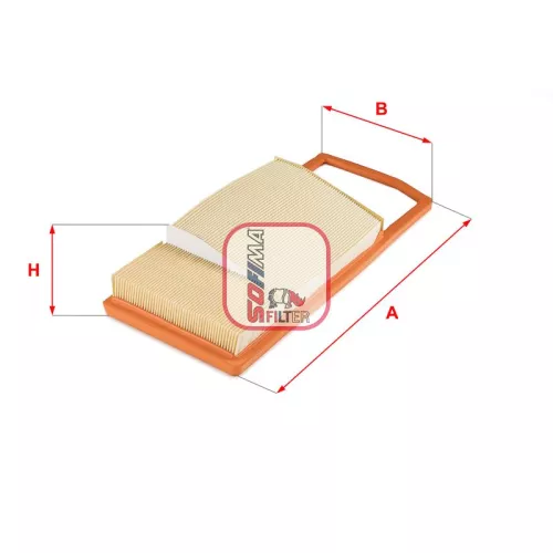 Luftfilter SOFIMA S 3795 A)