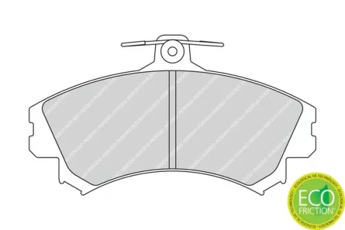 Brake Pad Set, disc brake FERODO FDB1738)