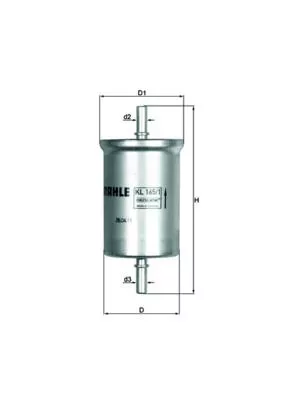 Fuel Filter KNECHT KL 165/1)