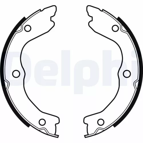 Brake Shoe Set, parking brake DELPHI LS2038)