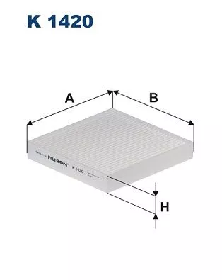 Filter, cabin air FILTRON K 1420)