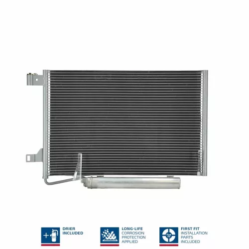 Condenser, air conditioning NISSENS 94911)