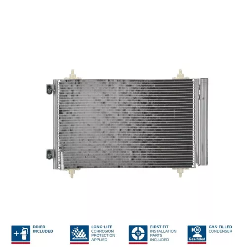 Condenser, air conditioning NISSENS 940111)