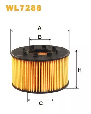 Oil Filter WIX FILTERS WL7286)