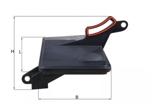 Hydraulic Filter, automatic transmission KNECHT HX 188)